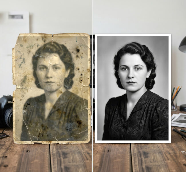 Restauracija slika. Napravite od vaših starih slika kao da je slikana jučer.